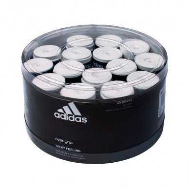 Cubo Overgrip Adidas Tacky Feeling blanco microperforado