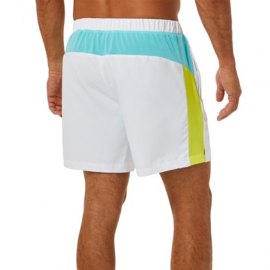 Asics Court Color Block Hose in strahlendem Weiß
