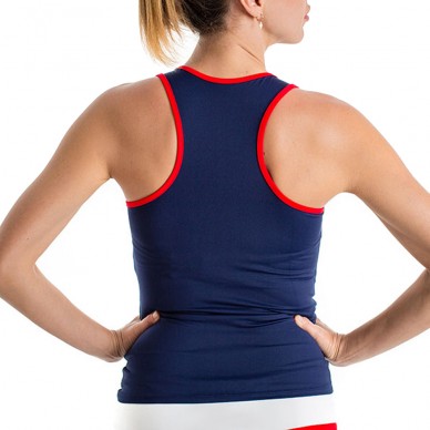 BB Nano weißes rotes blaues T-Shirt