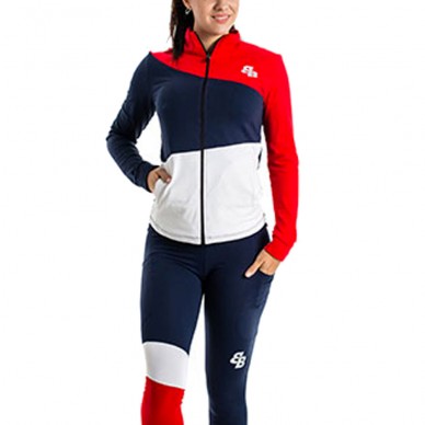 BB Nano Jacke Weiß Rot Blau