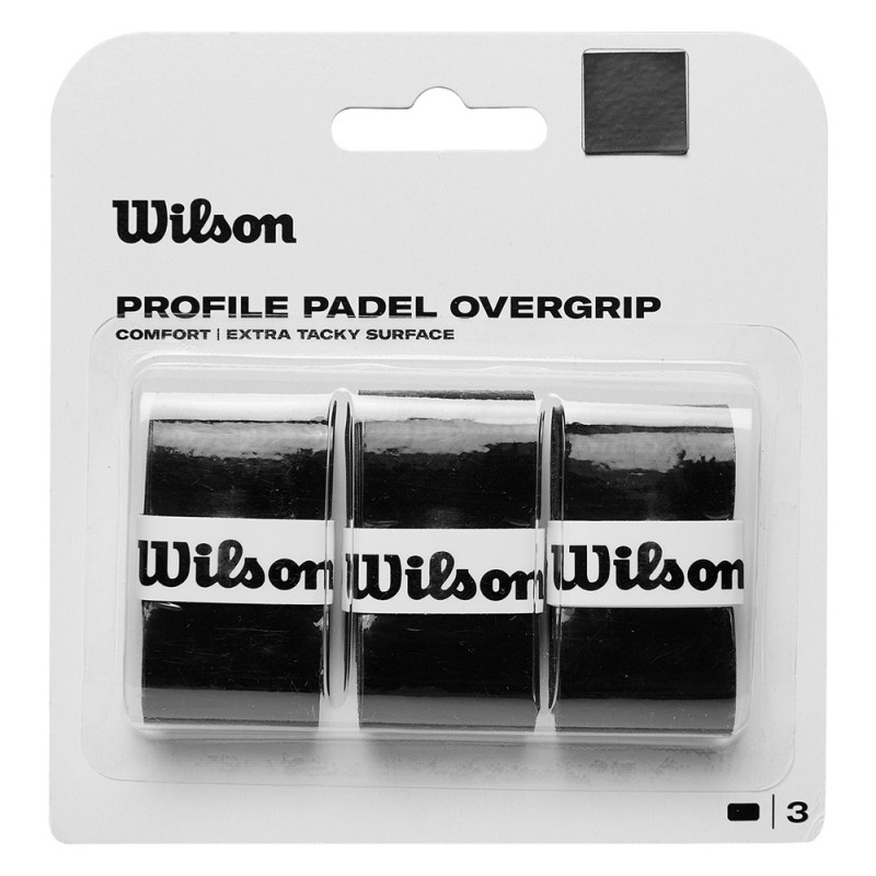 Overgrip Wilson Profile Padel schwarz x 3