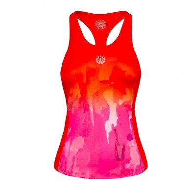 Bidi Badu Yaka Tech Tank T-Shirt in Rot Rosa
