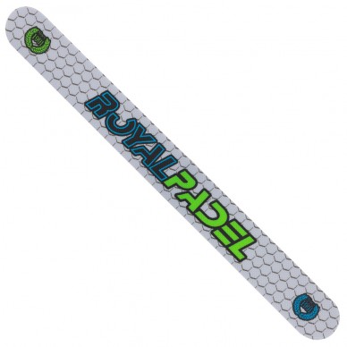 Royal Padel Schutz Grau mit grünem Logo