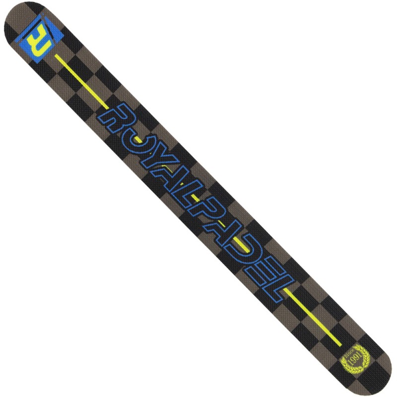 Royale Padel Schutz Schwarz mit blauem Logo
