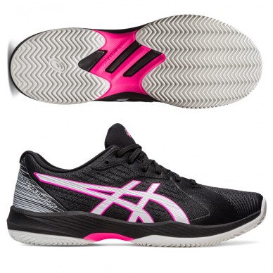Asics Solution Swift FF Clay schwarz heiß pink