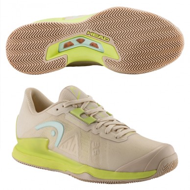 Head Sprint Pro 3.5 Clay Macadamia Lime 2023 Turnschuhe