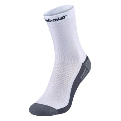 Babolat Padel Mid Calf Socks weiße schwarze Socken