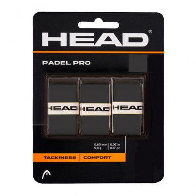 Overgrip Head Padel Pro 3er Pack schwarz