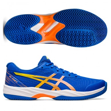 Asics Gel Game 9 Clay Thunfisch Blau Sonnenpfirsich