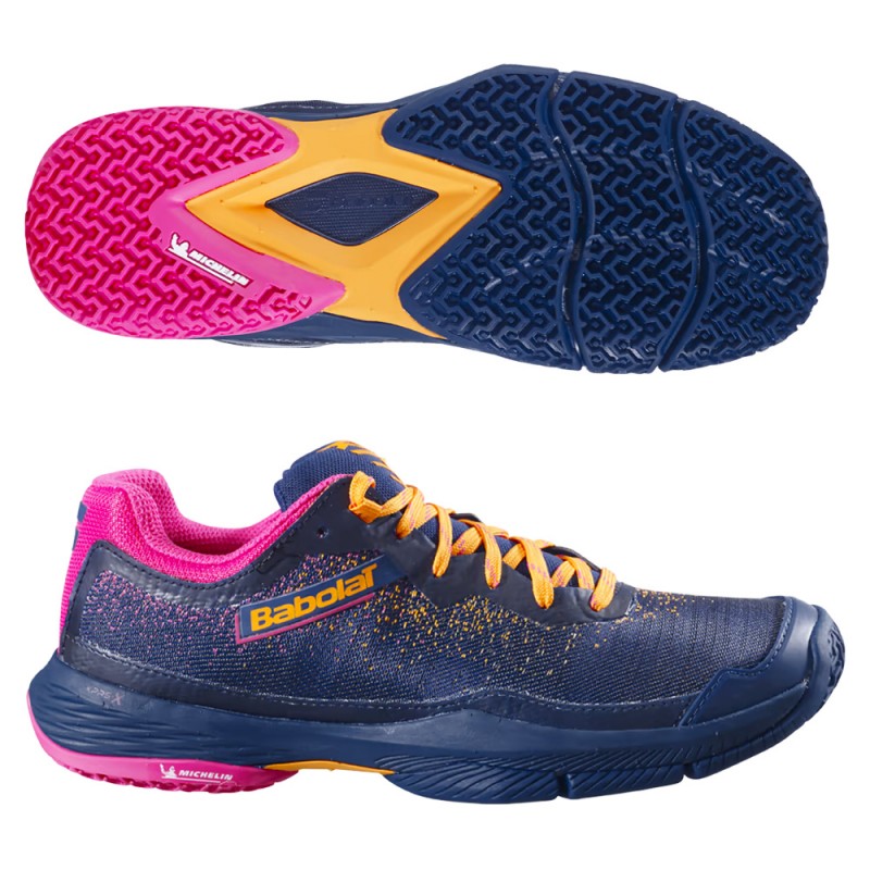 Babolat Jet Ritma Damen Turnschuh Insignia Blau Roseberry 2024