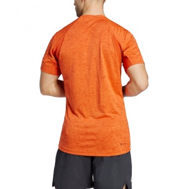 Adidas T freelift vorliebte Rot-Schwarzes T-Shirt