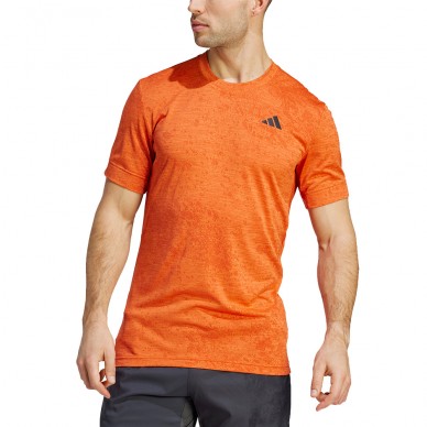 Adidas T freelift vorliebte Rot-Schwarzes T-Shirt