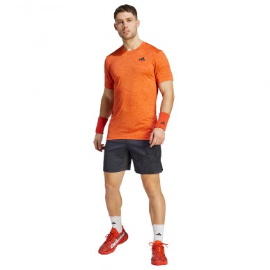 Adidas T freelift vorliebte Rot-Schwarzes T-Shirt