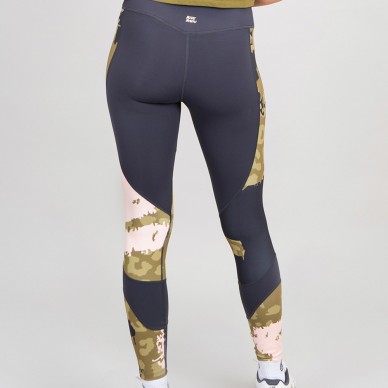 Bidi Badu Pure Wild Gedruckte Tight Olive Dunkelgrau