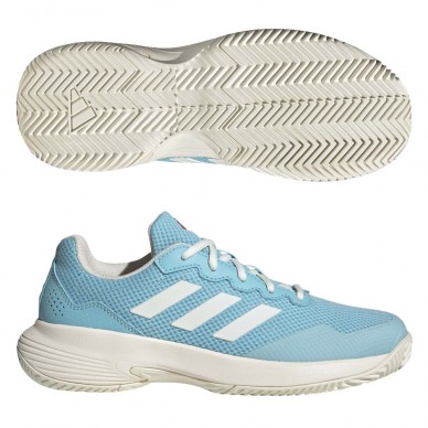 Adidas Gamecourt 2 W Light Aqua Weiß Bright Red 2023 Turnschuhe