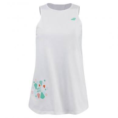 Babolat Baumwoll-Tanktop Damen weiß
