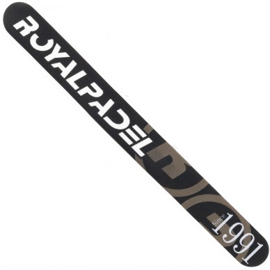 Royal Padel Schwarz Grau Logo Schutz