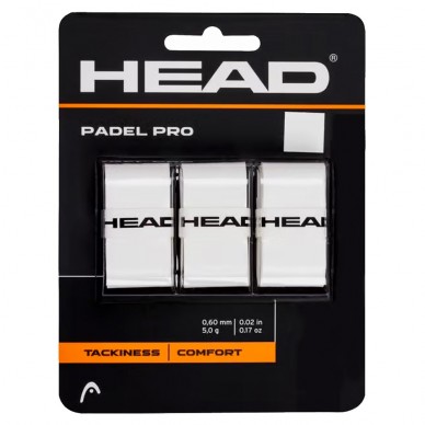 Overgrip Head Padel Pro 3er Pack weiß