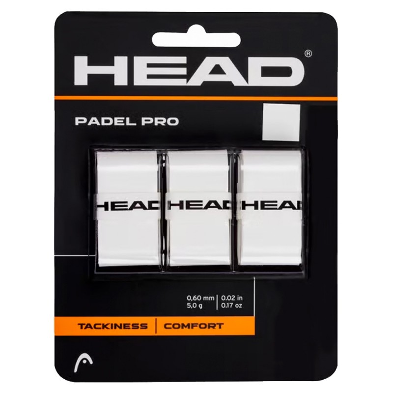 Overgrip Head Padel Pro 3er Pack weiß