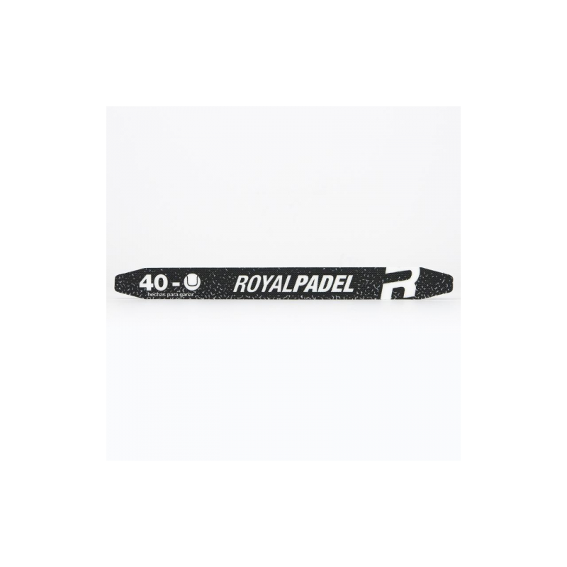 Royal Padel Schutz Schwarz Weiße Buchstaben