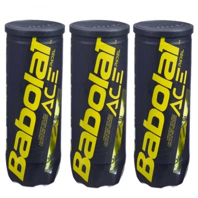 Pack 3 Dosen Babolat ACE Padel X3 Bälle