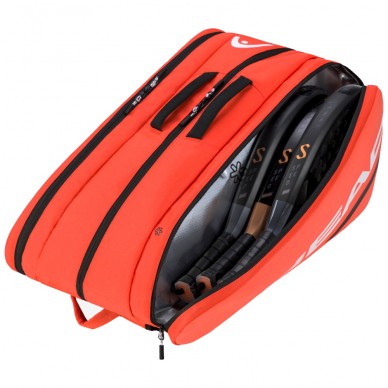 Schlägertasche Head Tour Padel Bag L fluoreszierendes Orange 2024