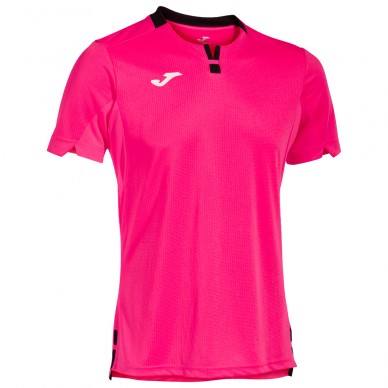 Joma Ranking T-Shirt in fluoreszierendem Rosa und Schwarz