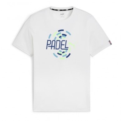 Puma Individual Graphic weißes T-Shirt