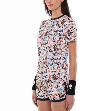 Hydrogen Camo Pixel Tech mehrfarbiges weißes T-Shirt