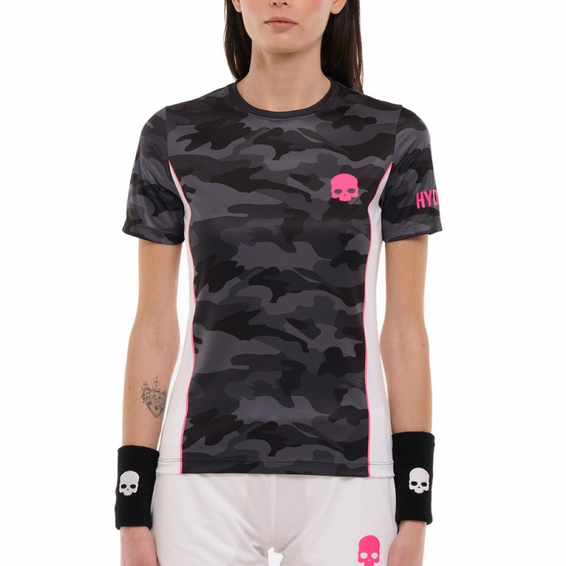Hydrogen Camo Tech Anthrazit Rosa Tarnung T-Shirt