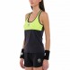 Hydrogen Block Tech Tank T-Shirt dunkelblau gelb
