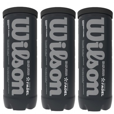 Pack 3 Dosen Bälle Wilson Premier Padel x 3