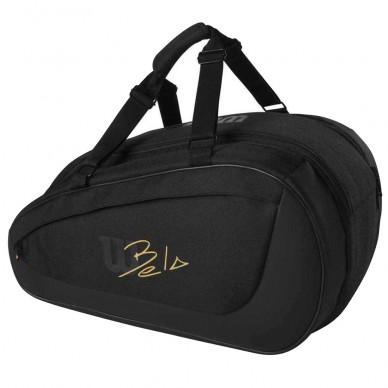 Schlägertasche Wilson Bela Super Tour Padel Schwarz 2024