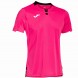 Joma Ranking T-Shirt in fluoreszierendem Rosa und Schwarz