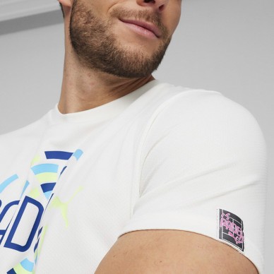 Puma Individual Graphic weißes T-Shirt