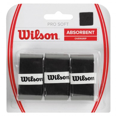 Wilson Pro Soft Overgrips schwarz