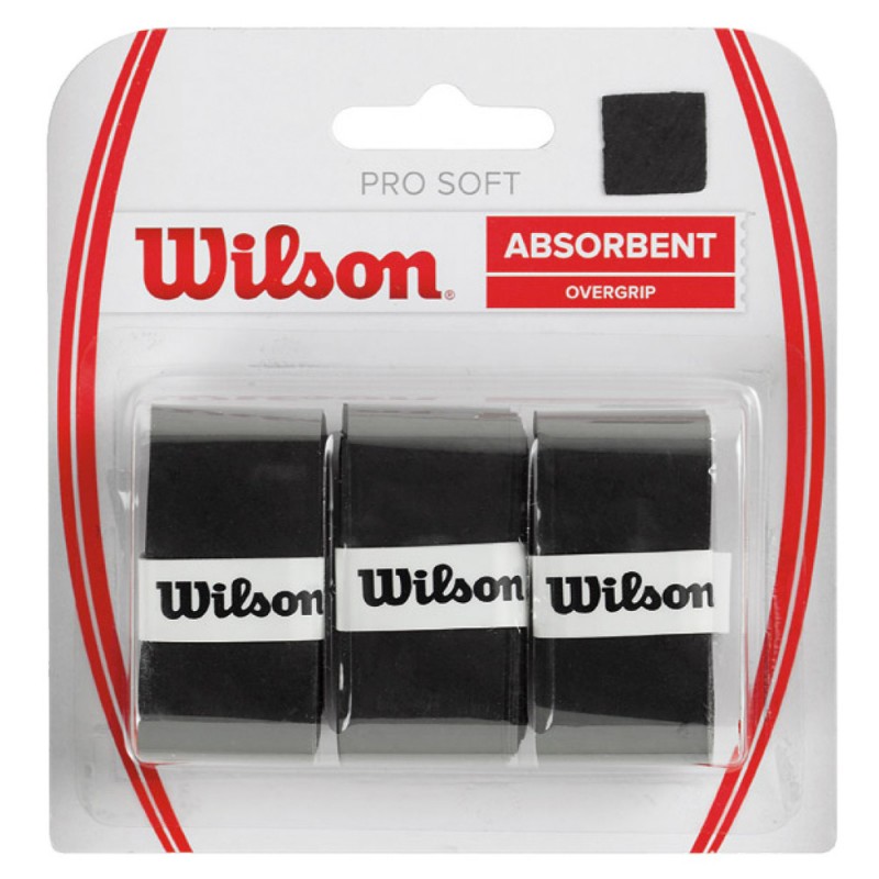 Wilson Pro Soft Overgrips schwarz