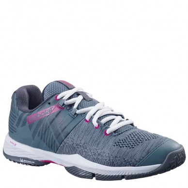 Babolat Sensa Frauen-Turnschuhe grau weiß 2024