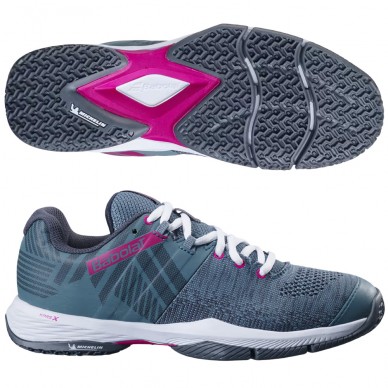 Babolat Sensa Frauen-Turnschuhe grau weiß 2024