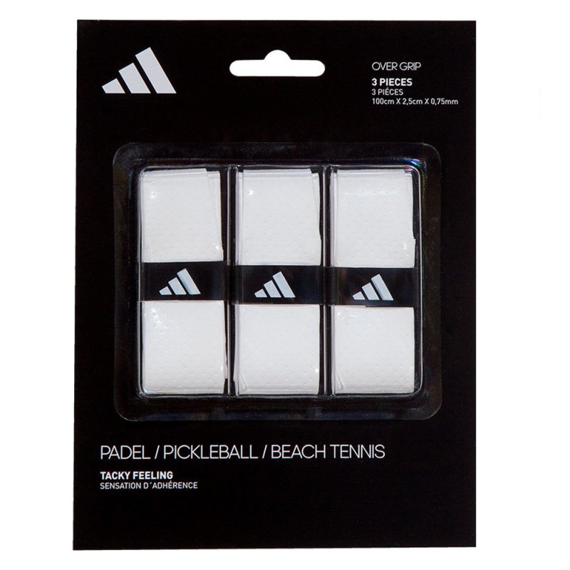 Adidas Tacky weiße Mikroperforierte Overgrips