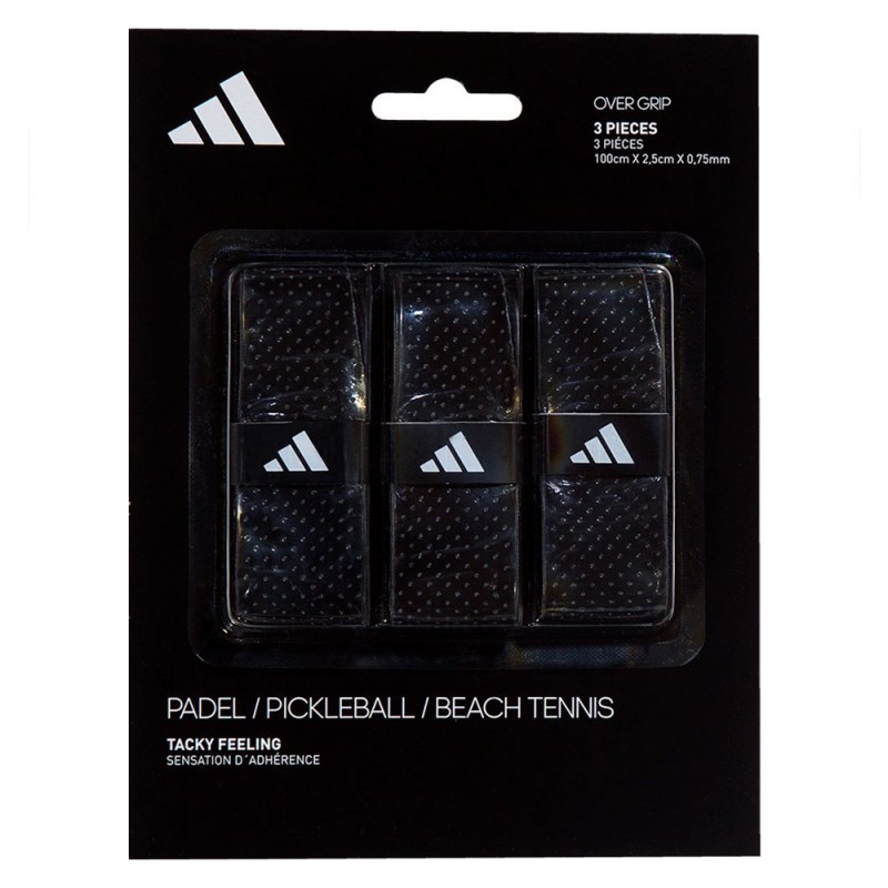 Overgrips Adidas Tacky schwarz mikroperforiert