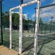 Türschutz mit 2 Padelplatz-Löchern