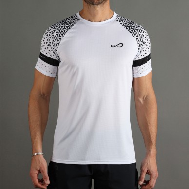 Endless Feisty Geo T-Shirt Weiß