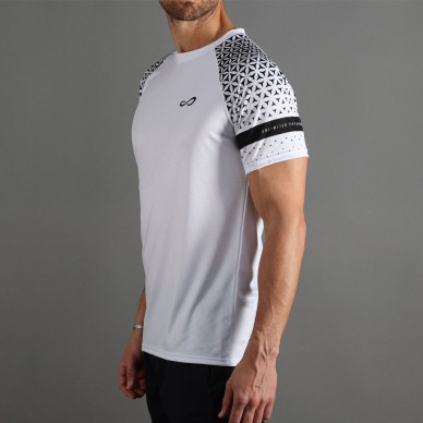 Endless Feisty Geo T-Shirt Weiß