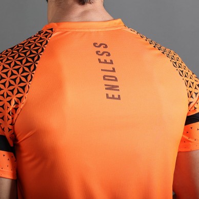 Endless Feisty Geo T-shirt orange
