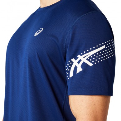 Asics Icon SS Top T-Shirt blau