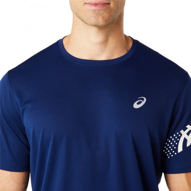 Asics Icon SS Top T-Shirt blau