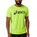 Asics Core Top Leistungs-T-Shirt in fluoreszierendem Gelb