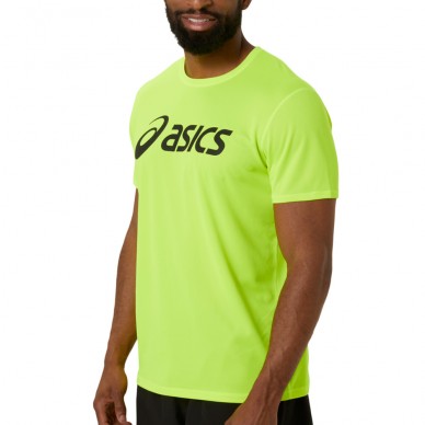 Asics Core Top Leistungs-T-Shirt in fluoreszierendem Gelb