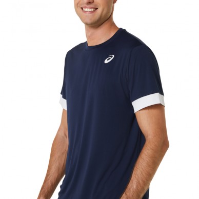 Asics Court SS Top T-Shirt dunkelblau